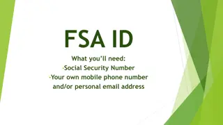 How to Create Your FSA ID for FAFSA Application