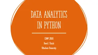 Python Data Analytics Essentials
