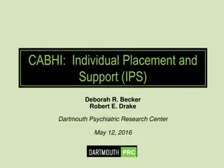 IPS Principles for Supported Employment