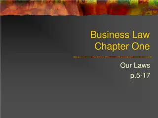 Evolution of Law and Common Legal Concepts
