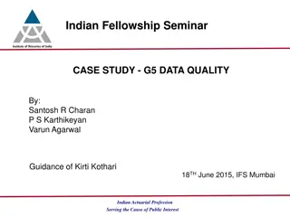 Data Quality Analysis in Indian Actuarial Profession