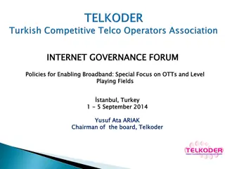 OTTs vs. Telco Operators: Unfair Competition Challenges