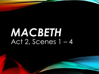 Exploring Macbeth's Psychological Transformation in Act 2 Scenes 1-2