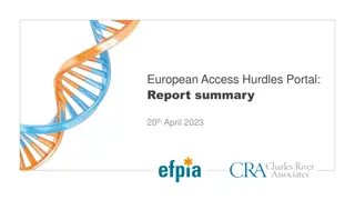 Insights into European Access Hurdles Portal Findings