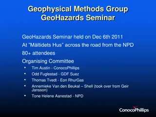 GeoHazards Seminar Insights