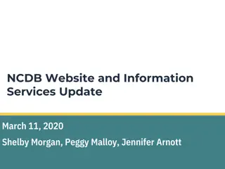 NCDB Website Update & Development Process Insights
