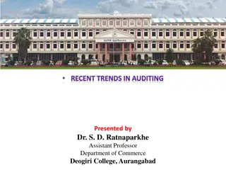Recent Trends in Auditing - Insights and Advantages