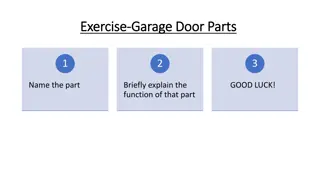 Garage Door Parts and Functions