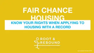 Fair Chance Housing Guide: Applying with a Record