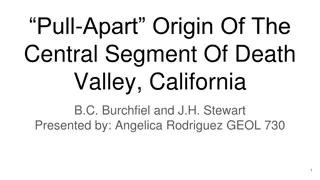 Central Segment of Death Valley Origin