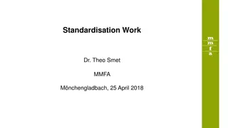Standardisation Work Updates on TC/219 Meetings