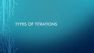 Types of Titration Methods