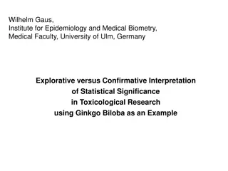 Statistical Significance in Toxicological Research