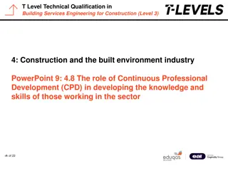 Professional Development in Construction Industry