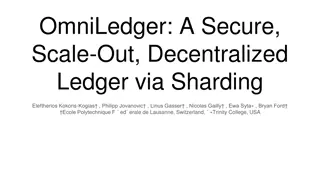Secure Scale-Out Decentralized Ledger via Sharding