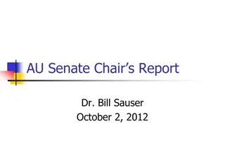 Grass Roots Shared Governance at AU Senate: September Meetings Review