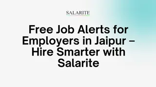 Free Job Alerts for Employers in Jaipur – Hire Smarter with Salarite