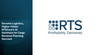 Smarter Logistics, Higher Yields- RTSCorp’s AI Solutions for Cargo Revenue Planning Success