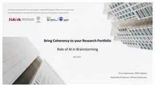 Role of AI in Brainstorming May 2025