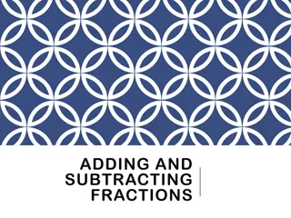 Fractions Basics: Understanding Numerators, Denominators, and Operations