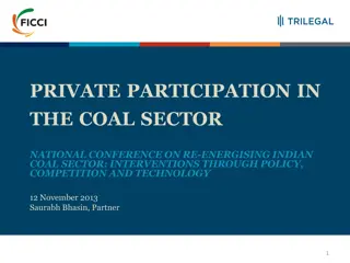 Indian Coal Sector Reforms Conference 2013