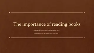 Discover Benefits of Reading Books