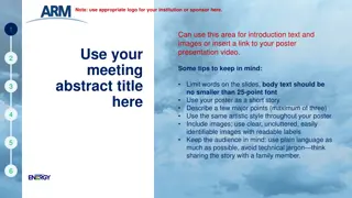 Effective Poster Presentation Tips