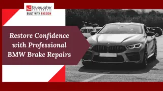 Restore Confidence with Professional BMW Brake Repairs