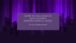 AICE Global Perspectives A-Level Success Insights