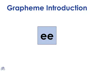 Effective Grapheme Introduction Activities