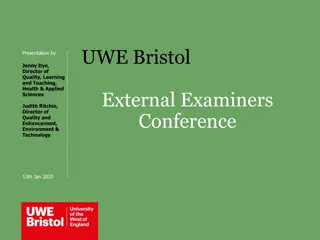 Roles of External Examiners in Academic Assessment