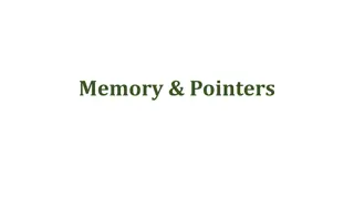 Understanding Memory and Pointers