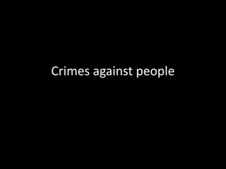 Understanding Crimes Against People