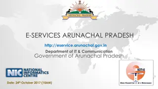 Arunachal E-Services: Empowering Citizens Digitally