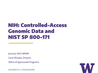 Accessing Controlled-Access Genomic Data at NIH - NIST SP 800-171