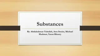 Substances Reacting with Water