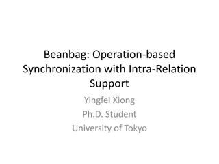 Intra-Relation Support for Operation-Based Synchronization