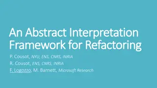 Interpretation Framework for Refactoring