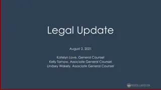 Legal Update: Litigation, Election Law Changes & More