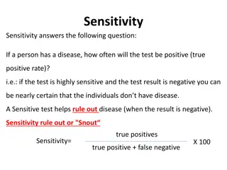 Understanding Sensitivity and Specificity in Diagnostic Tests