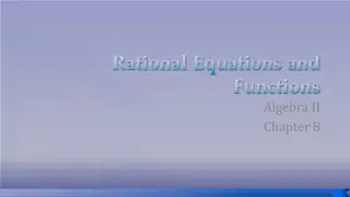 Algebra II Chapter 8 Variation Examples