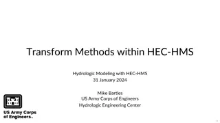 Hydrologic Modeling Methods in HEC-HMS: A Comprehensive Overview