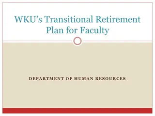 Retirement Plan for Faculty at WKU