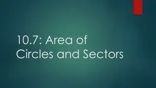 Area of Circles and Sectors Calculation