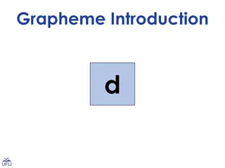 Interactive Grapheme Introduction Activities
