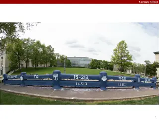 Carnegie Mellon Synchronization and Coordination