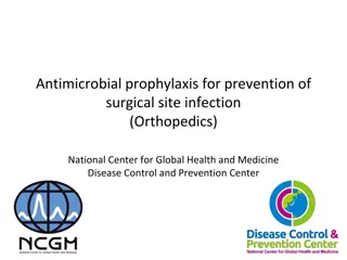 Antimicrobial Prophylaxis for Orthopedic Surgical Site Infection Prevention