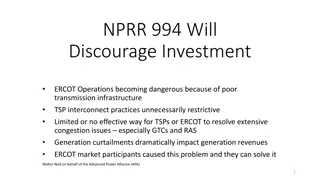 Transmission Infrastructure Challenges in ERCOT Operations