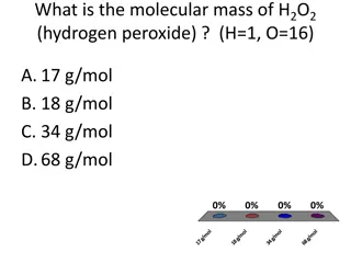 Mole Calculations and Molecular Mass Formulas