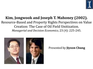Resource-Based and Property Rights Perspectives on Value Creation